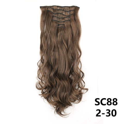 New Long Straight Natural 16 Clip