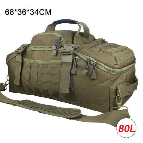 40L 60L 80L Men Army Sport Gym Bag