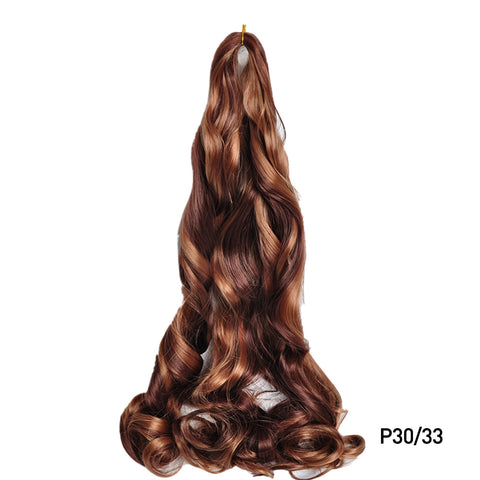 New French Curls Braiding Hair
