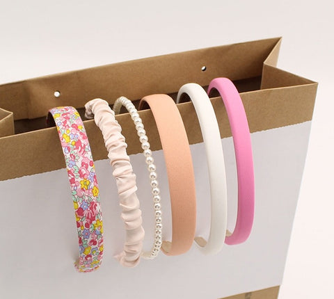 3/6/8PCS Set Fashion Women Cloth Hair Bands