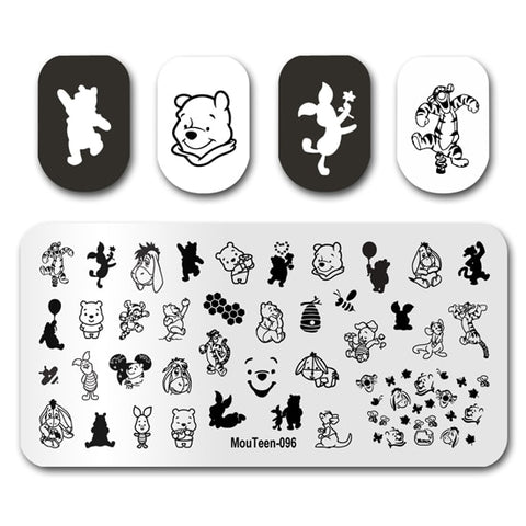 New Nail Plates Stamp King Manicure Set