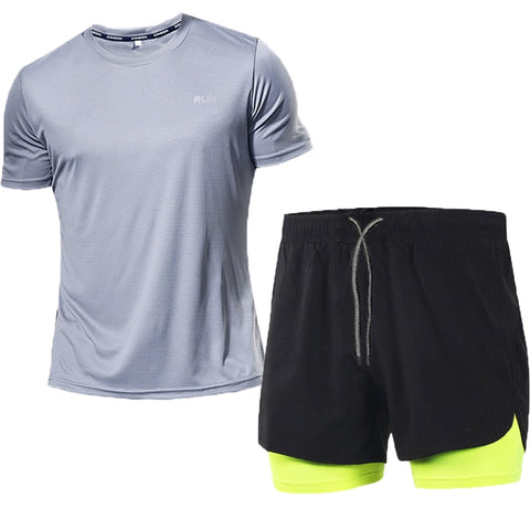 Men Sports Training Running Sets