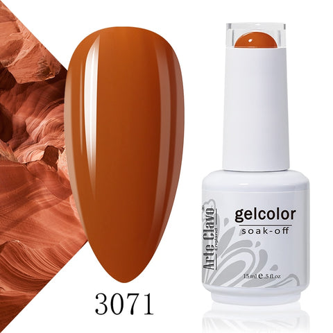 15ml Rose Red Color Series Gel Nail Polish