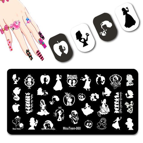 2022 New Pattern Nail Stamping Plates Graffiti Art
