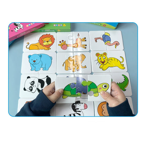 32Pcs Montessori Toddler Card Matching Game