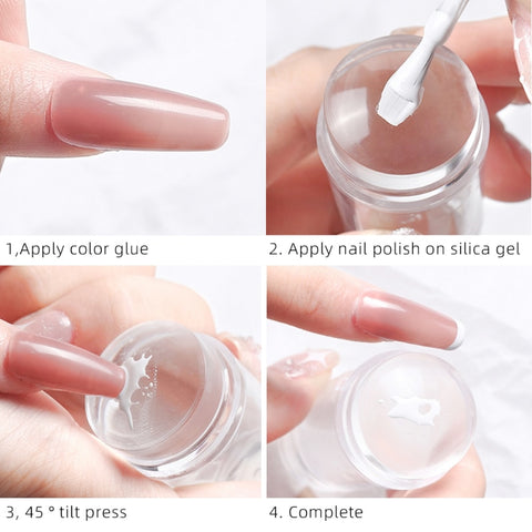New Stamper Jelly Silicone Printing Nail Polish