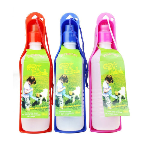 Pet Portable Plastic Drinking Water Bottle
