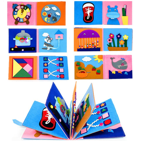 3D Toddlers Story Cloth Book Sensory toys