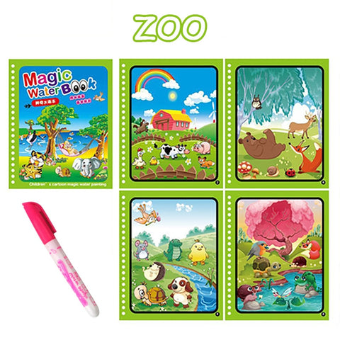 1pcs Magical Book Water Drawing Montessori Toys