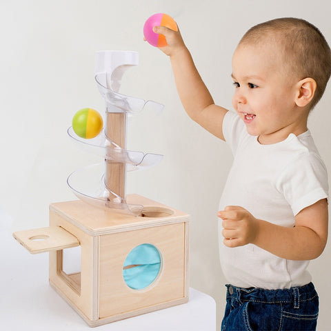 Baby Early Education Puzzle Rotating Track Toy