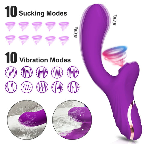 Women Clit Clitoris Sucker Vacuum Stimulator Dildo Sex Toys