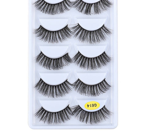 YSDO 3/5/10 Pairs Natural Half Eyelash