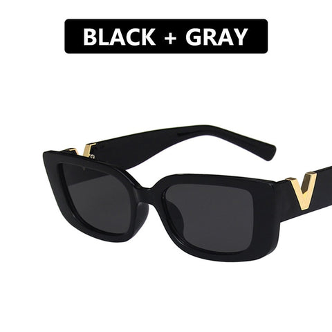 Women Brand Designer Vintage Small Frame Sun Glasses