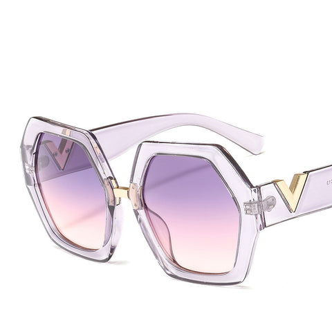 New Fashion Women Irregular Oversized Sunglasses