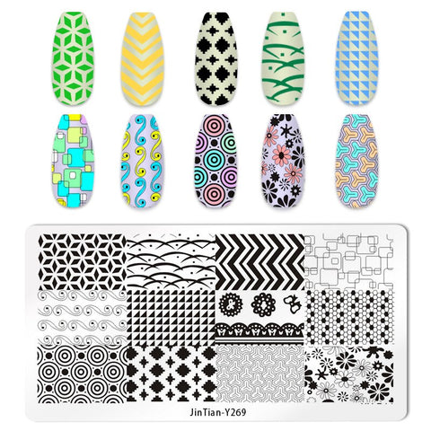 New Nails Art Stencil Stamp Tools
