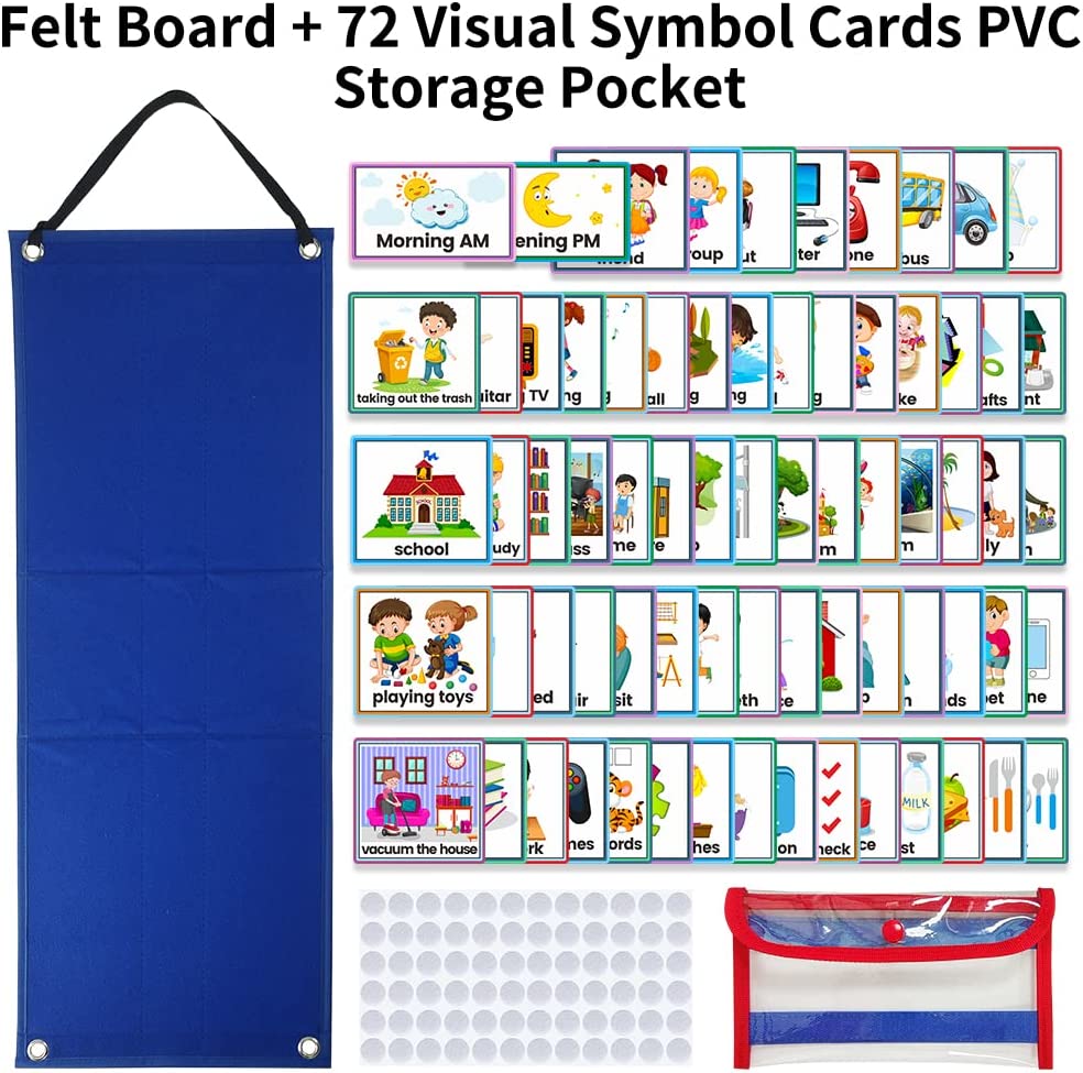 Children Visual Schedule Calendar Chart