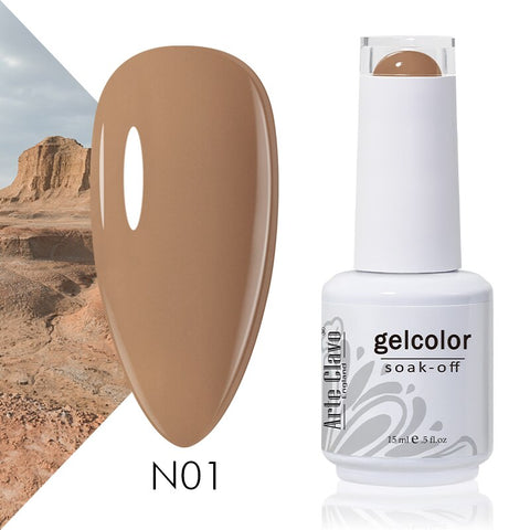 15ml Rose Red Color Series Gel Nail Polish