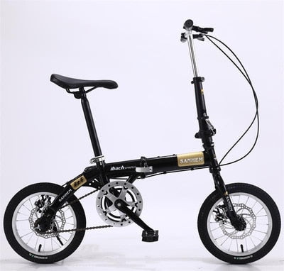 14-inch Adult Folding Bike Portable Ultralight Bicycle