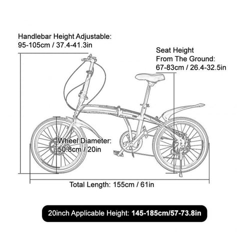 New Double Disc Brake Folding Bicycle