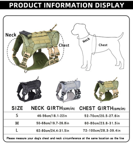 Outdoor Training Walking Dog Harness