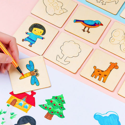 20pcs Montessori Kids Drawing Toys