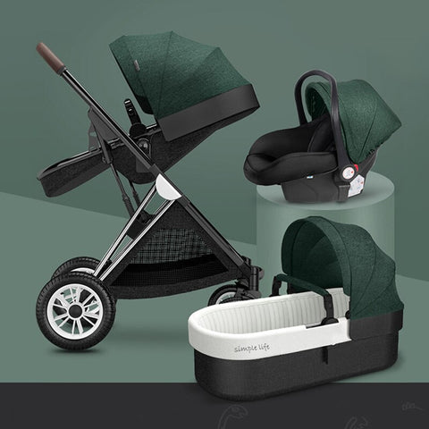 Baby 3 In1  Cariage Travel Stroller