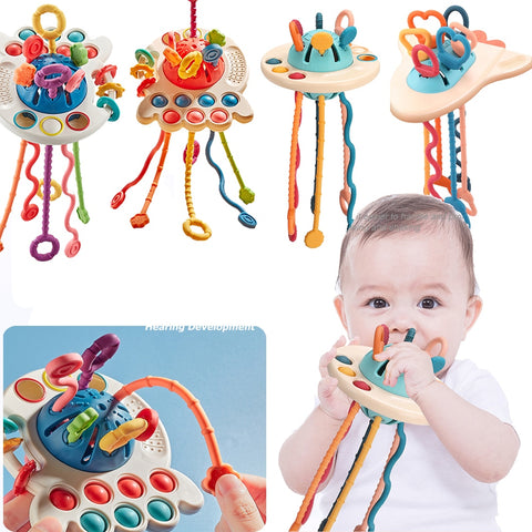 Baby Montessori Pull String Sensory Toys