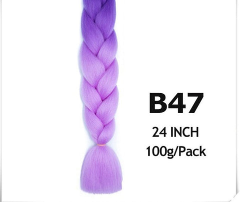 24 Inch Jumbo Braid Ombre Jumbo Hair Extension