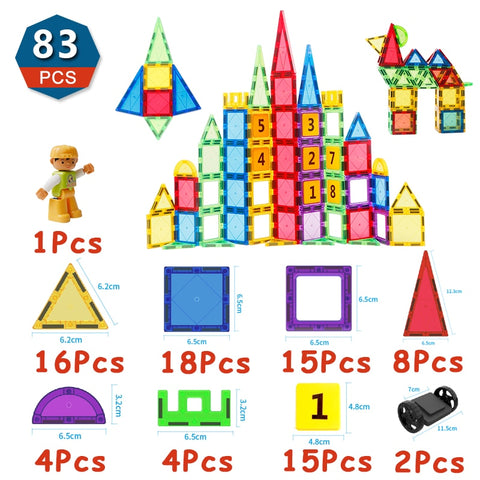 1Set Magnetic Designer Construction Set