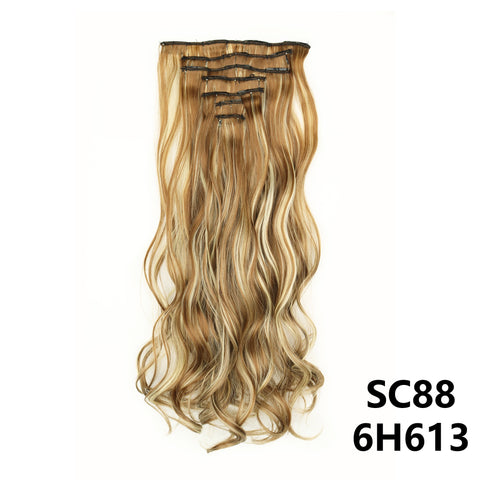 New Long Straight Natural 16 Clip