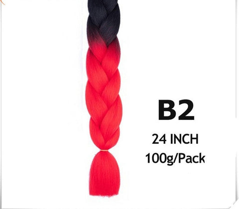 24 Inch Jumbo Braid Ombre Jumbo Hair Extension