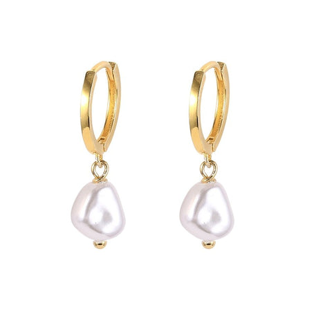 925 Sterling Silver Pearls Earrings