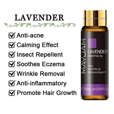 10ML Lavender Eucalyptus Pure Essential Oils