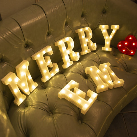 New Alphabet Letter LED Lights