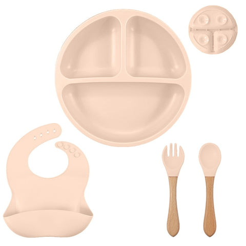 Baby Silicone Plate Spoon Set