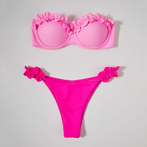 Women Bikini Brazilian Swimsuit Push-up Bra Bikini Set