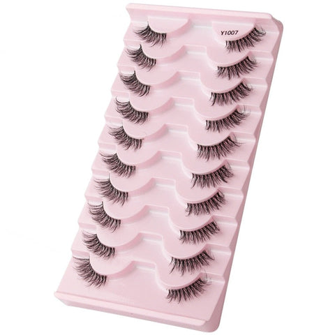 YSDO 3/5/10 Pairs Natural Half Eyelash