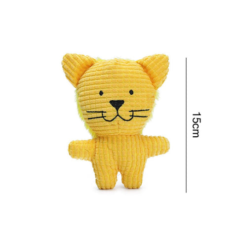 Dog Animal Shape Corduroy Chew Toy