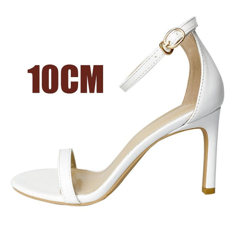 Women Open Toe Ankle Strap Stiletto Heel