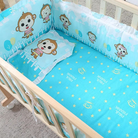 5pcs Baby Bedding Set Newborn Pure Cotton