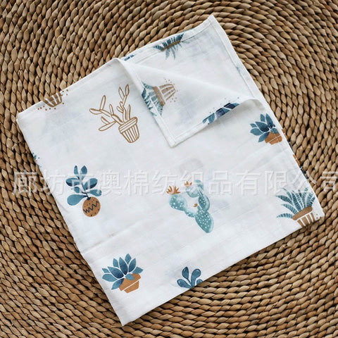 58x58cm Muslin cotton Baby Scarf