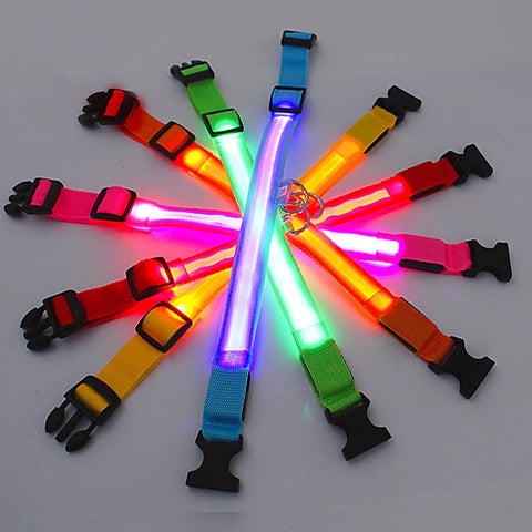 New LED Glowing Dog Collar