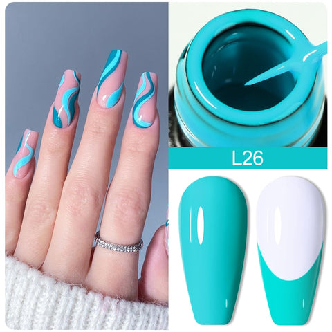 5ml Metallic Painting Liner Gel Polish
