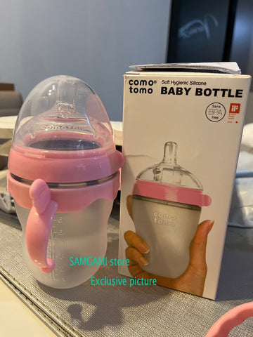 BPA free Baby Silicone Feeding Bottle