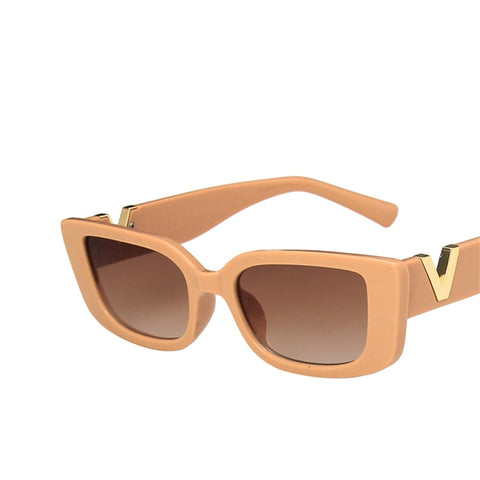 Women Brand Designer Vintage Small Frame Sun Glasses