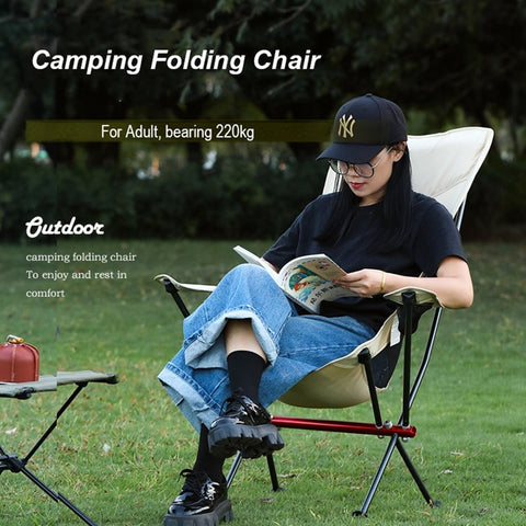 New Portable Camping Moon Chair