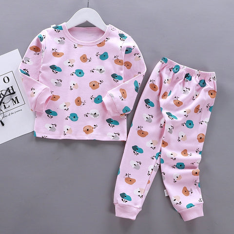 Kids Long Sleeved Pajamas Sets