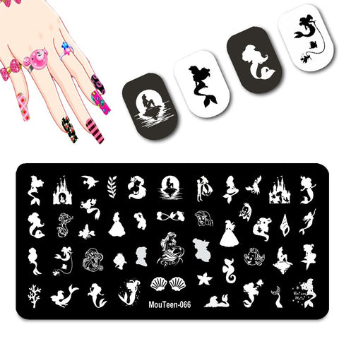 2022 New Pattern Nail Stamping Plates Graffiti Art