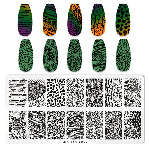 New Nails Art Stencil Stamp Tools