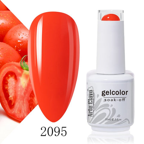 15ml Rose Red Color Series Gel Nail Polish